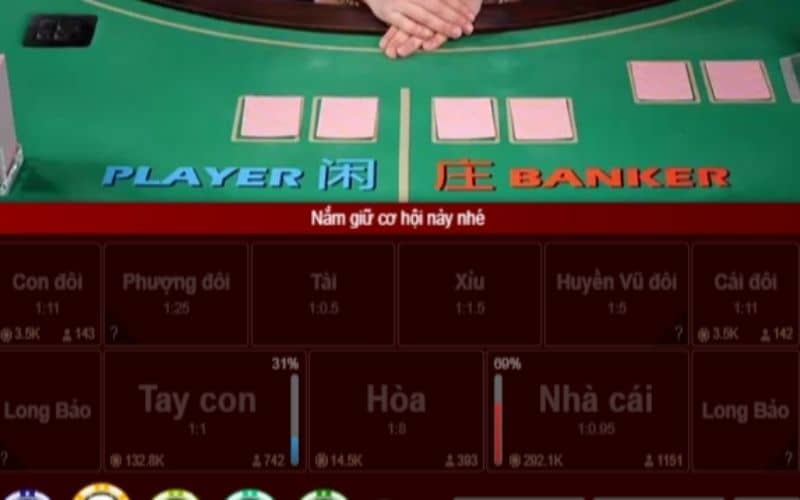 Baccarat online sẽ chia bài cho người chơi và nhà cái Baccarat online sẽ chia bài cho người chơi và nhà cái