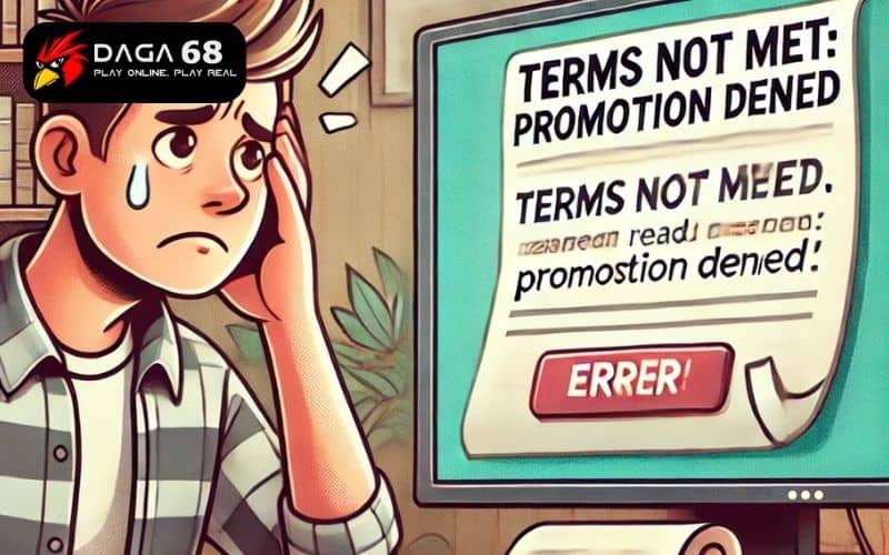 Người chơi không đọc kỹ điều khoản tham gia khuyến mãi Người chơi không đọc kỹ điều khoản tham gia khuyến mãi