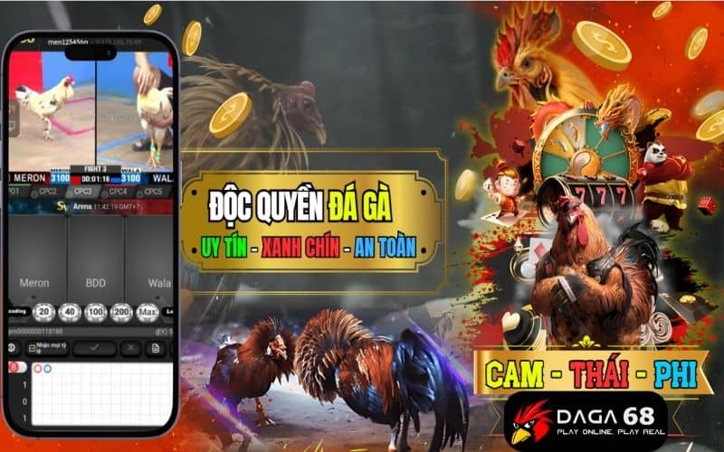 Trực tiếp đá gà DAGA68 là nền tảng cung cấp các trận đấu đá gà Trực tiếp đá gà DAGA68 là nền tảng cung cấp các trận đấu đá gà